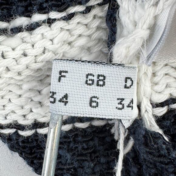 See By Chloé Black/White Striped Chunky Knit Nautical Sweater Size Small - Picture 7 of 15